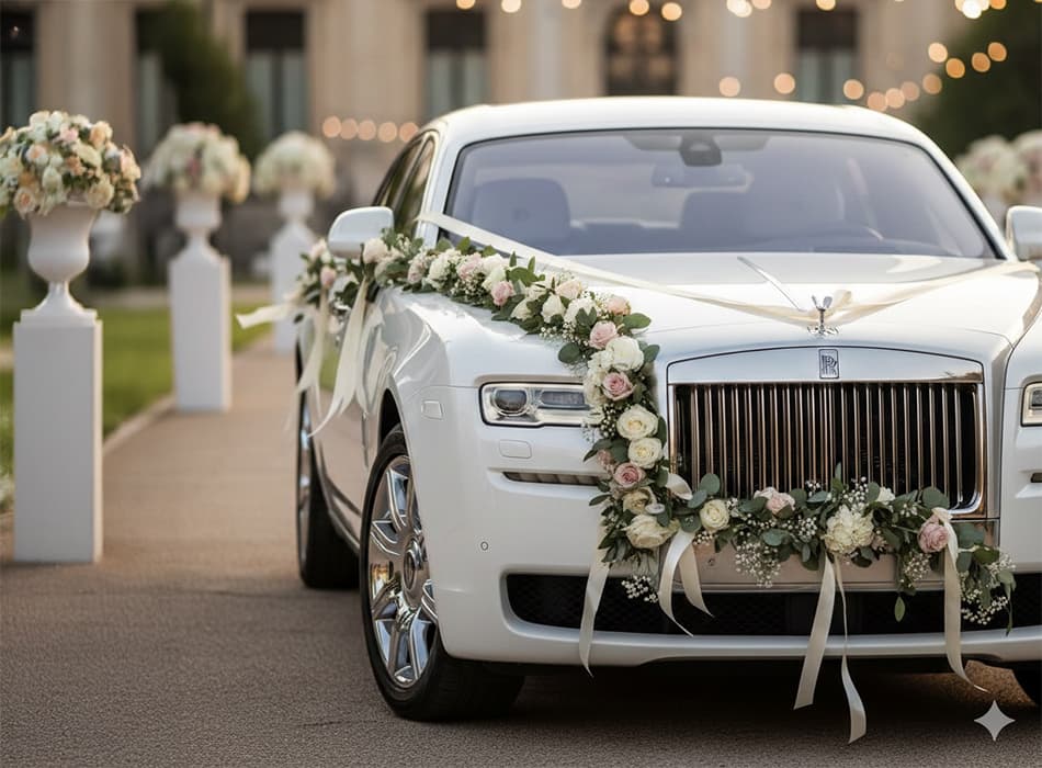 Signature white Rolls-Royce